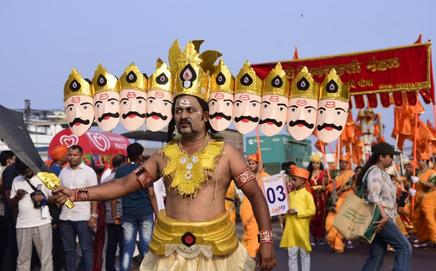 Colourful floats and folk performers light up the streets of Panaji during the grand Shigmotsav 2026 parade in Goa. (Pic/Special Arrangement)